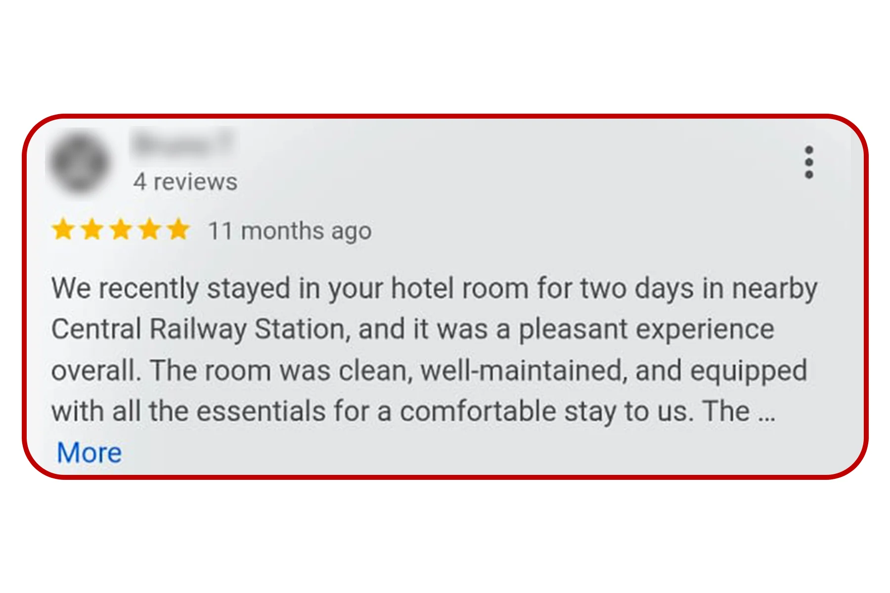 Customer review