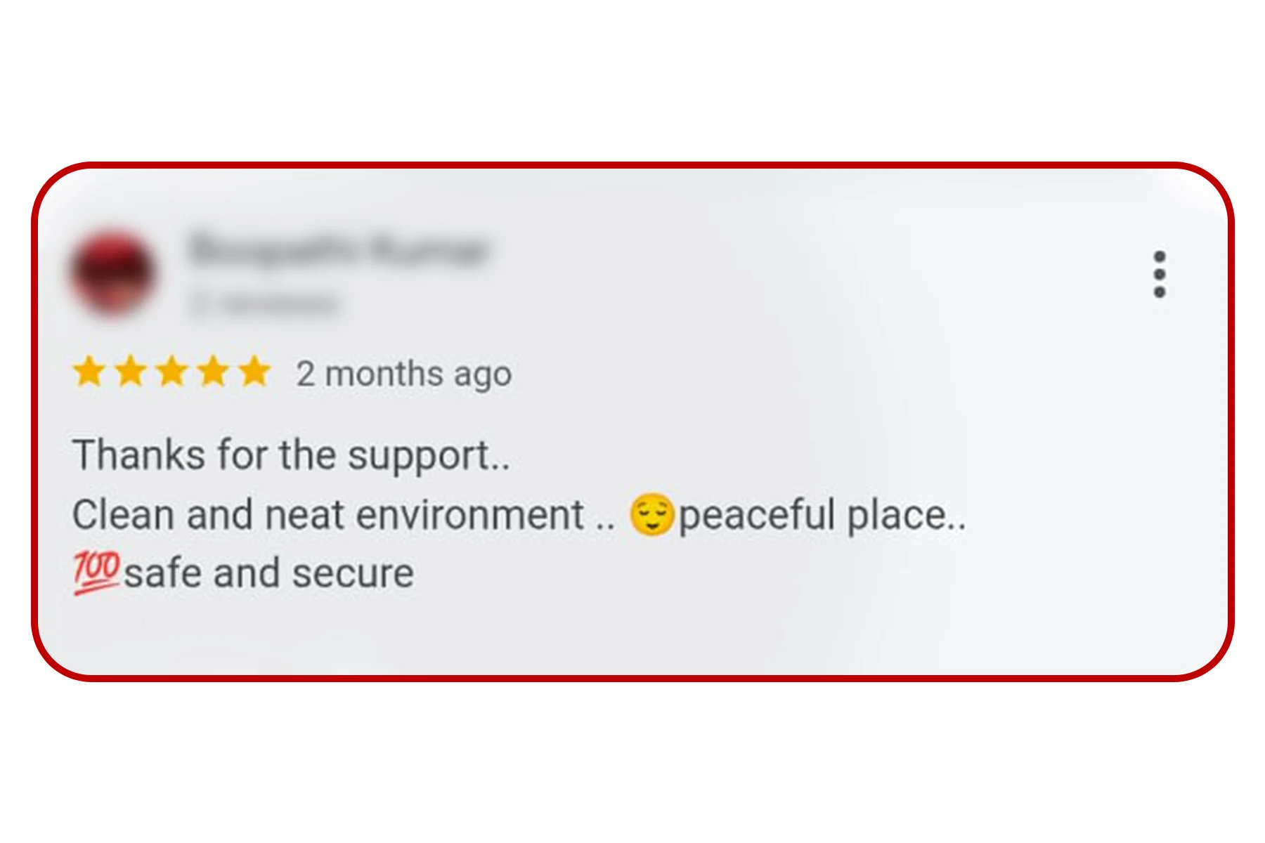 Customer review